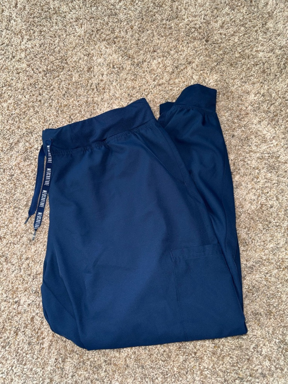 Med Couture Insight Navy Drawstring Jogger Scrub Pants